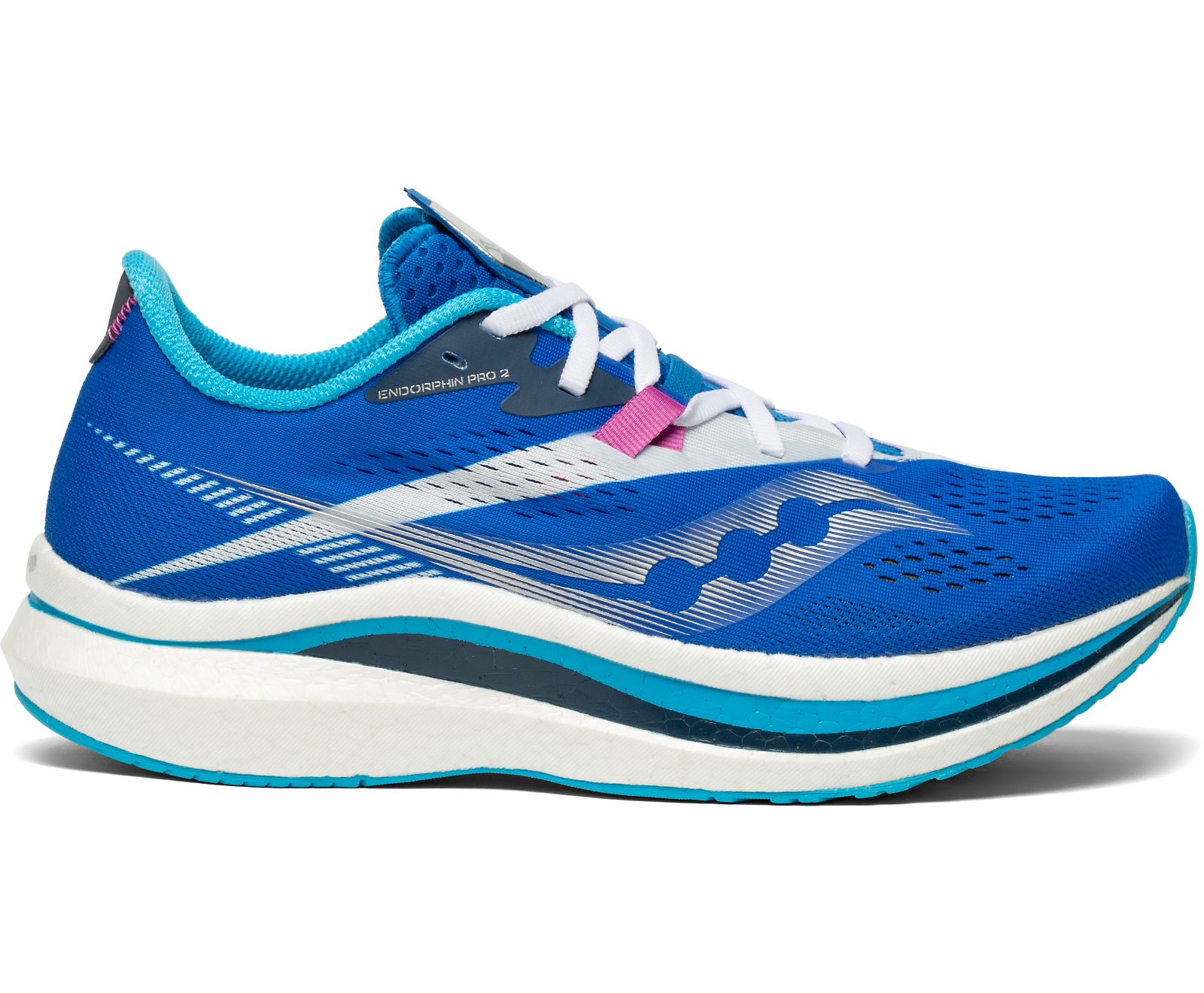 Tenis Para Correr Saucony Endorphin Pro 2 Mujer Azul Rey Blancos | México 113OKIR